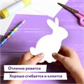 Картон белый А4 немелованный, 10 листов, в папке, ЮНЛАНДИЯ, 200х290 мм, "Лебедь", 115639 115639