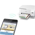 МФУ струйное EPSON L3256 "3 в 1", А4, 33 стр./мин, 5760x1440, Wi-Fi, СНПЧ, белый корпус, C11CJ67524 354845