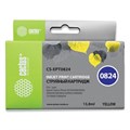 Картридж струйный CACTUS (CS-EPT0824) для EPSON Stylus R270/R390/ RX590, желтый 361942