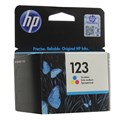 Картридж струйный HP (F6V16AE) Deskjet 2130, №123, цветной, оригинальный, ресурс 100 стр. 362196