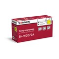 Картридж лазерный SONNEN (SH-W2072A) для HP CLJ 150/178 ВЫСШЕЕ КАЧЕСТВО, желтый, 700 страниц, 363968 363968