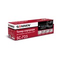 Картридж лазерный SONNEN (SC-725) для CANON LBP6000/LBP6020/LBP6020B, ВЫСШЕЕ КАЧЕСТВО, ресурс 1600 стр., 362433 362433