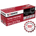 Картридж лазерный SONNEN (SH-CE278A) для HP LaserJet P1566/P1606DN, ВЫСШЕЕ КАЧЕСТВО, ресурс 2100 стр., 362427 362427