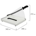 Резак сабельный BRAUBERG KATANA TSM-412, А4, на 12 л., длина реза 340 мм, металлическое основание, защитный экран, 532985 532985