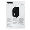 Уничтожитель (шредер) FELLOWES AUTOMAX 100M, 4 уровень секретности, фрагменты 4х10 мм, 100 листов, корзина 23 литра, FS-462, FS-46292 532138