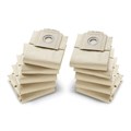 Мешки для сбора пыли KARCHER, КОМПЛЕКТ 10 шт., бумажные, пылесосы T 7/1, T 9/1, T 10/1, 6.904-333.0 456643