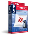 Мешок для пылесоса (пылесборник) синтетический TOPPERR SM 70, SAMSUNG, КОМПЛЕКТ 4 шт., 1406 456437