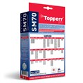 Мешок для пылесоса (пылесборник) синтетический TOPPERR SM 70, SAMSUNG, КОМПЛЕКТ 4 шт., 1406 456437
