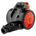 Пылесос BRAYER BR4201 с контейнером "циклон", 2200 Вт, мощность всасывания 400 Вт, черный/оранжевый 456119