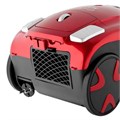 Пылесос BRAYER BR4221, с пылесборником, 2000 Вт, мощность всасывания 380 Вт, черный/красный 456123