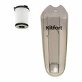 Пылесос вертикальный KITFORT KT-510, потребляемая мощность 650 Вт, циклонный фильтр 1,2 л, белый 454805