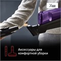Пылесос вертикальный беспроводной TEFAL X-Nano Essential TY1129WO, потребляемая мощность 500 Вт, 0,4 л, черный, 7211004800 456489