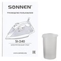 Утюг SONNEN SI-240, 2600 Вт, керамическое покрытие, антикапля, антинакипь, фиолетовый, 453507 453507