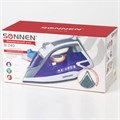 Утюг SONNEN SI-240, 2600 Вт, керамическое покрытие, антикапля, антинакипь, фиолетовый, 453507 453507