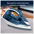 Утюг TEFAL FV2837E0, 2400 Вт, керамическое покрытие, самоочистка, синий 456501