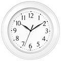 Часы настенные TROYKATIME (TROYKA) 122211201, круг, белые, белая рамка, 30х30х3,8 см 456777