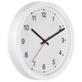 Часы настенные TROYKATIME (TROYKA) 75751701, круг, белые, белая рамка, 28х28х4 см 456779