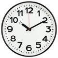 Часы настенные TROYKATIME (TROYKA) 78770783, круг, белые, черная рамка, 30,5х30,5х3,5 см 455738
