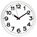 Часы настенные TROYKATIME (TROYKA) 78771783, круг, белые, белая рамка, 30,5х30,5х3,5 см 455739