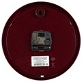 Часы настенные TROYKATIME (TROYKA) 91931912, круг, белые, коричневая рамка, 23х23х4 см 452288