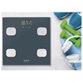 Весы напольные TEFAL Body Up BM2520V0, электронные, максимальная нагрузка 150 кг, квадрат, стекло, серые, 2100111795 456493