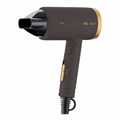 Фен BQ (БИ-КЬЮ) HD1212M, 1400 Вт, 2 скорости, 2 температурных режима, ионизация, коричневый, 86189100 457551