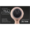 Фен POLARIS PHD 2600AСi Salon Hair, 2600 Вт, 2 скорости, 3 температурных режима, ионизация, розовый пепел, 64278, PHD 2600ACi 456753