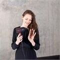 Фен SCARLETT SC-HD70I38, 2000 Вт, 2 скорости, 3 температурных режима, ионизация, черный/бордовый 457205