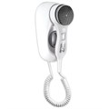 Фен для волос настенный KSITEX F-1400 WC, 1400 Вт, пластик/металл, 2 скорости, белый 601804