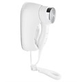 Фен для волос настенный KSITEX F-1400 WC, 1400 Вт, пластик/металл, 2 скорости, белый 601804