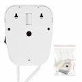 Фен для волос настенный KSITEX F-1800 W, 1800 Вт, пластик/металл, 2 скорости, белый 601805