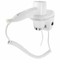 Фен для волос настенный KSITEX F-1800 W, 1800 Вт, пластик/металл, 2 скорости, белый 601805