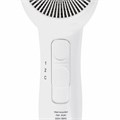 Фен для волос настенный KSITEX F-1800 W, 1800 Вт, пластик/металл, 2 скорости, белый 601805