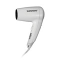 Фен для волос настенный SONNEN HD-1288, 1200 Вт, пластиковый корпус, 2 скорости, белый, 604196 604196