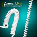 Фен для волос настенный SONNEN HD-1288, 1200 Вт, пластиковый корпус, 2 скорости, белый, 604196 604196