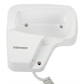 Фен для волос настенный SONNEN HD-2101 ULTRA PLUS, 1300 Вт, 2 скорости, белый, 608481 608481