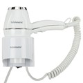 Фен для волос настенный SONNEN HD-2206 SUPER POWER, 1850 Вт, белый, 3 температурных режима, 608482 608482