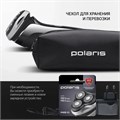 Электробритва POLARIS PMR 0305R PRO 5, 3 головки, аккумулятор, сухое и влажное бритье, черная, 51919 456716