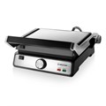 Электрогриль BRAYER BR2002, 2000 Вт, съемные панели, регулировка температуры, серебро/черный 456098