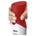 Блендер погружной BOSCH MSM64110, 450 Вт, 2 скорости, 1 насадка, стакан, белый/красный 456927