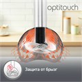 Блендер погружной MOULINEX Optitouch DD833810, 600 Вт, 16 скоростей, 3 насадки, стакан, черный, 7211002825 456474