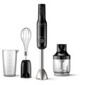 Блендер погружной PHILIPS HR2543/90, 700 Вт, 2 скорости, 3 насадки, стакан, черный 456934