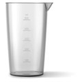 Блендер погружной PHILIPS HR2543/90, 700 Вт, 2 скорости, 3 насадки, стакан, черный 456934