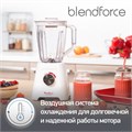 Блендер стационарный MOULINEX LM420110, 600 Вт, 2 скорости, чаша 2 л, пластик, белый, 7211003001 456472