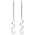 Миксер MOULINEX HM310E10, 300Вт, 5 скоростей, 2 венчика, 2 крюка для теста, серый, 8010001084 456475