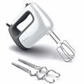 Миксер MOULINEX HM460110, 500 Вт, 5 скоростей, 2 венчика, 2 крюка для теста, белый, 7211004400 456476