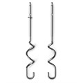 Миксер PHILIPS HR3705/00, 300 Вт, 5 скоростей, 2 венчика, 2 крюка для теста, белый 456936