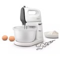 Миксер PHILIPS HR3745/00 на подставке 450 Вт, 5 скоростей, 2 венчика, 2 крюка для теста, чаша, белый 456937