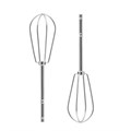 Миксер SCARLETT SC-HM40S15, 400 Вт, 5 скоростей, 2 венчика, 2 крюка для теста, белый/зеленый 455876