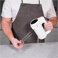 Миксер TIMBERK T-HM40S48, 700 Вт, 5 скоростей, 2 венчика, 2 крюка для теста, белый 457229